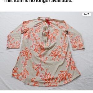 Belle Coral Print Tunic Dress medium